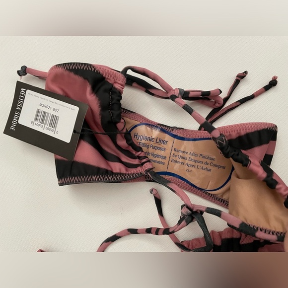 SET Melissa Simone X REVOLVE Triangle Bikini Bottom + Mesh CutOut Dress - Picture 5 of 14
